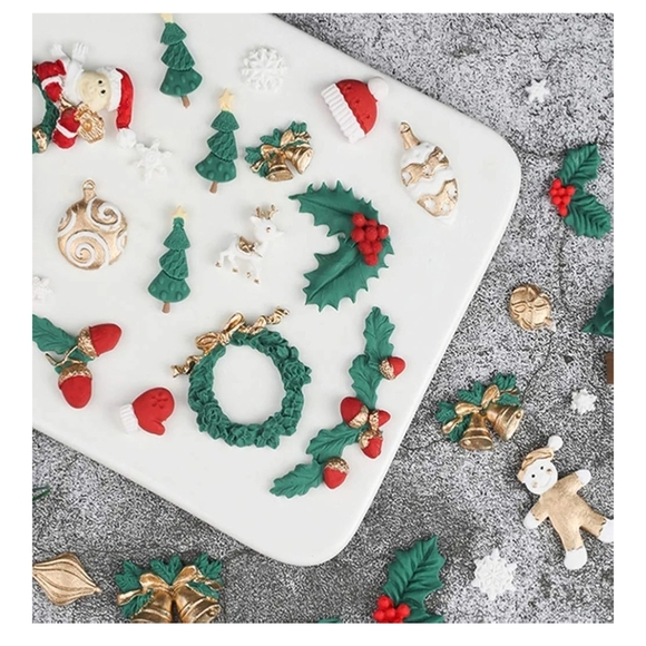 Holiday Ornament Fondant Mold Set - White - Picture 10 of 10